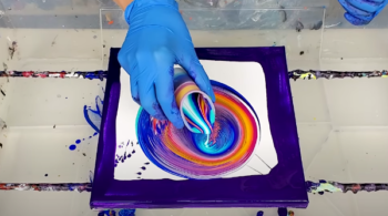 Acrylic Pouring Techniques Tutorial for Beginners 29