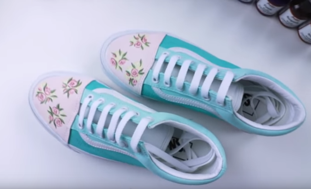 Sluiting Turbine Wind How to Paint Shoes (Custom shoes painting Vans) - Acrylic Technique