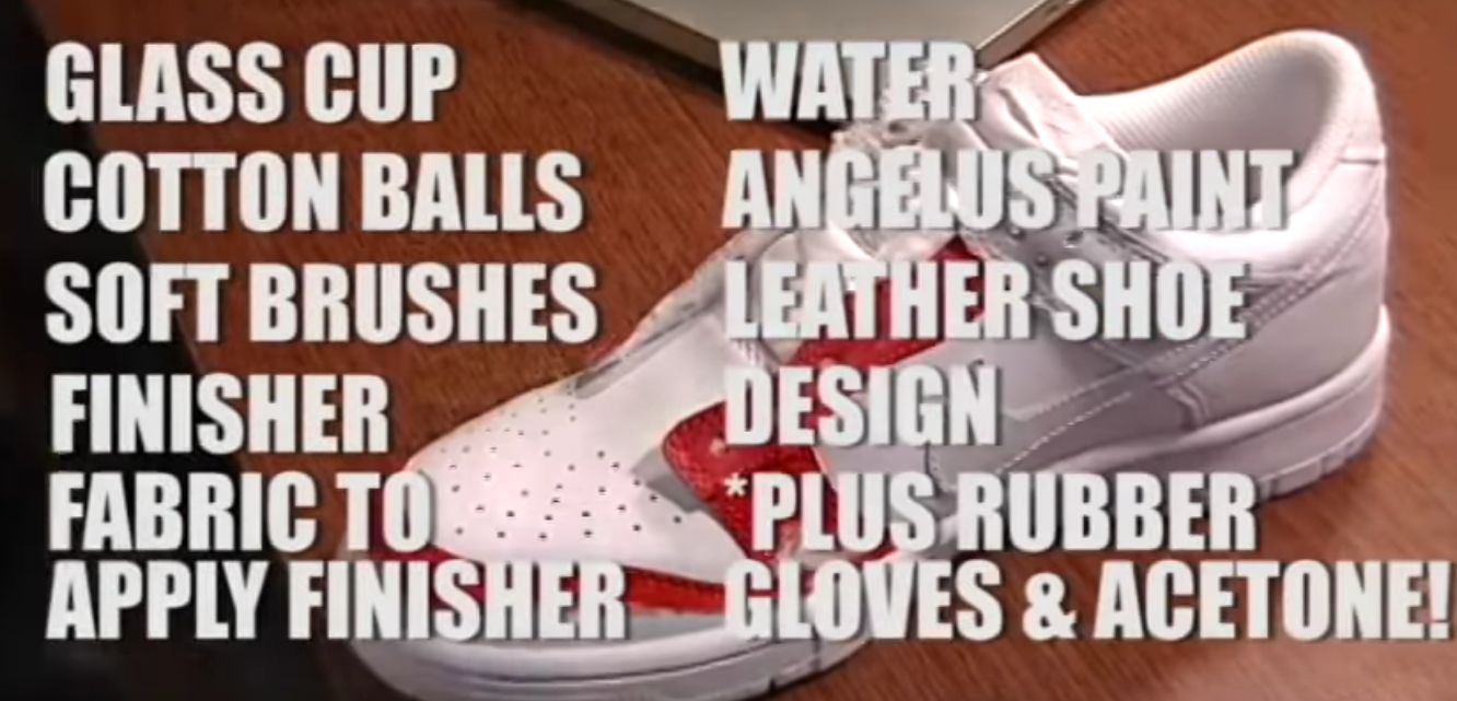 can you use acrylic paint on leather shoes