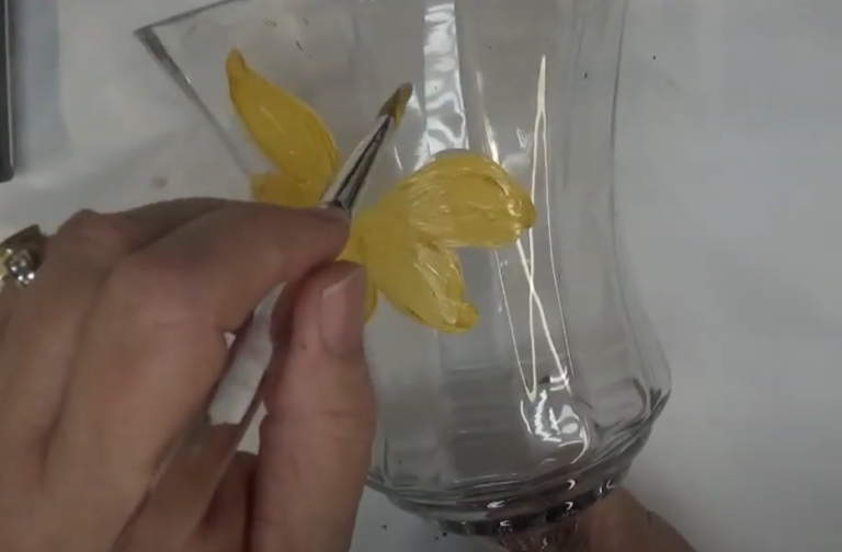 How to Do Acrylic Paint on Glass EASY Tutorial Acrylic Technique